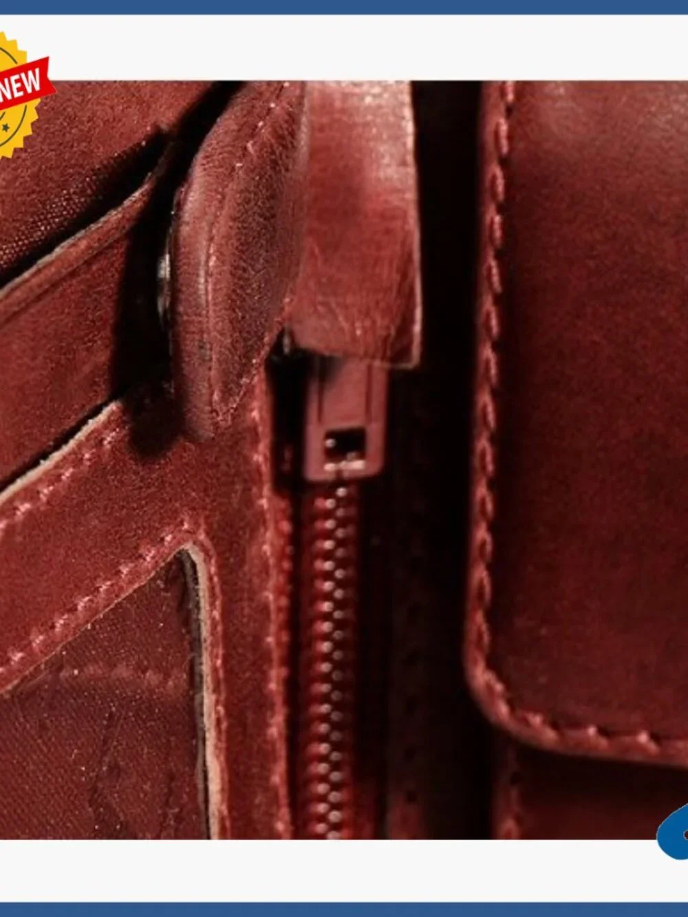 Tri-Fold RFID Blocking Leather Wallet with Coin Compartment